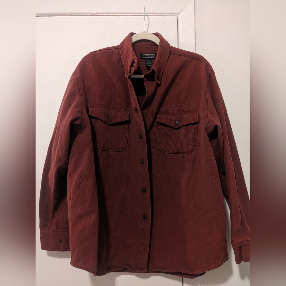 Burgundy/Dark Red Overshirt